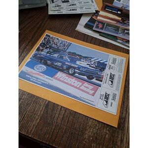 Vintage Tom Linda Jacobson 1962 Chevy Drag Racing Promo NHRA Soft Seal Coupons